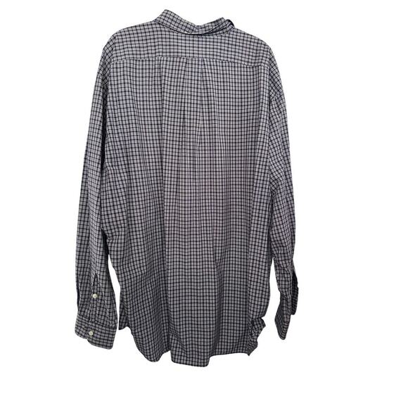 Ralph Lauren Men's Blue White Check Blake Long Sleeve Button Down Shirt Size XXL - Picture 2 of 4